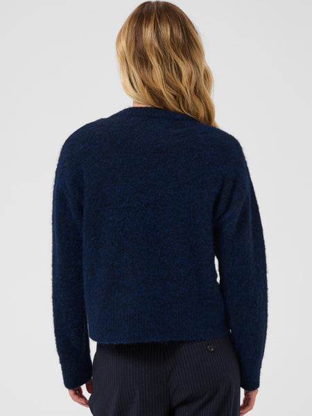 Midnight Blue Knit Jumper By Saint Tropez