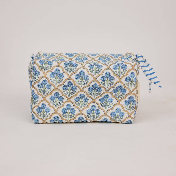 Indigo Trellis Indigo Washbag