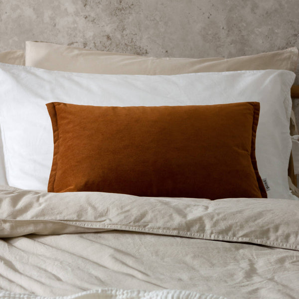 Pecan Velvet Cushion