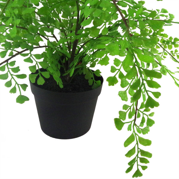 Artificial Fern Maidenhair Plant Pot