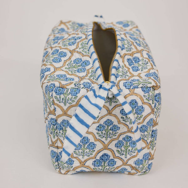 Indigo Trellis Indigo Washbag