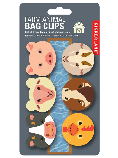 Farm Animal Bag Clips