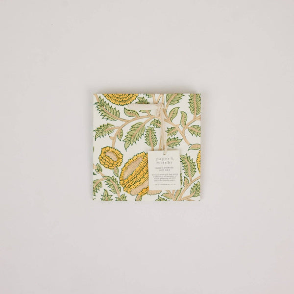 Block Printed Gift Bags Sunshine Refresh