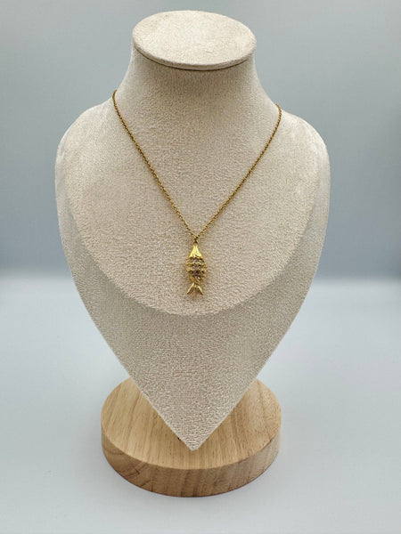 The Shimmerfish Gold Plated Waterproof Necklace