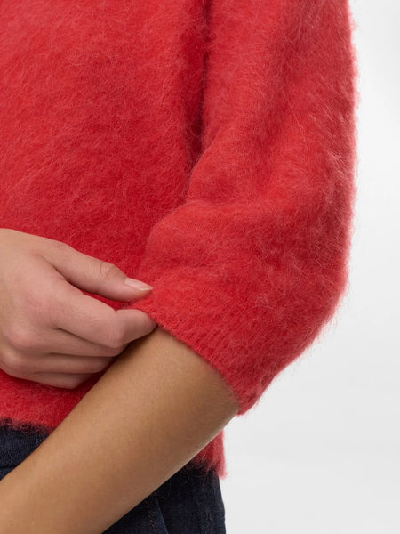 Fiery Red Soft Jumper By Nümph