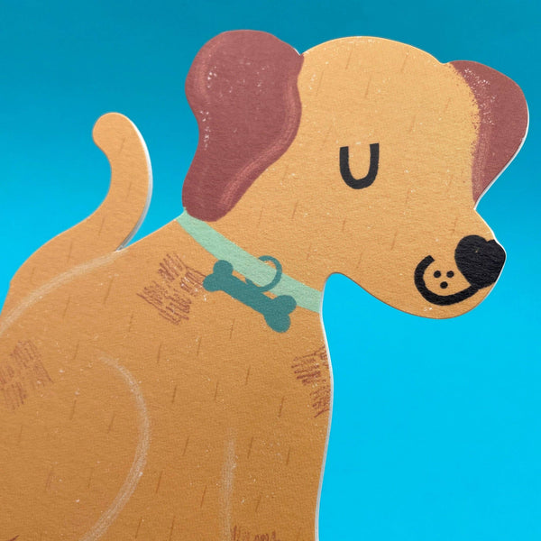 Labrador Puppy Card by Raspberry Blossom