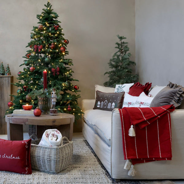 Red Stripe Throw