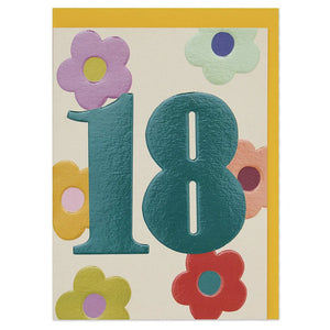 18th Birthday Card by Raspberry Blossom