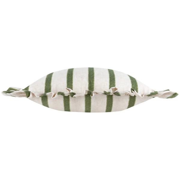 Connie Moss Striped Feather Cushion 30 x 50cm