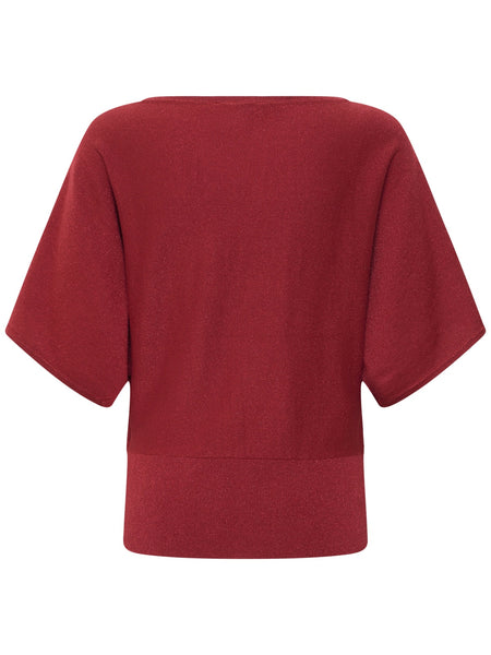Red Batwing Jumper By B Young