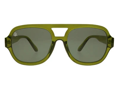Polarised ‘McQUEEN’ Olive Sunglasses By GoodLookers