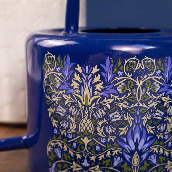 Blue Watering Can – William Morris Snakeshead Design