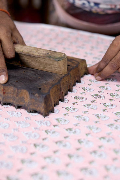 Pink Block Printed Gift Bags (Medium)