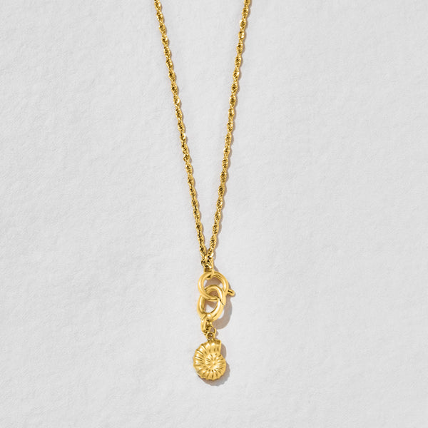 Gold Nautilus Shell Charm