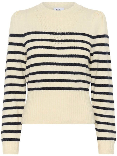 Navy Striped Pullover By Saint Tropez