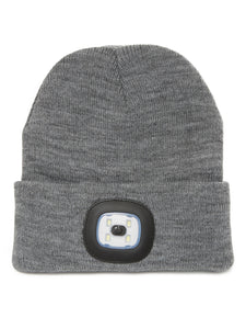 Grey Light Up Beanie