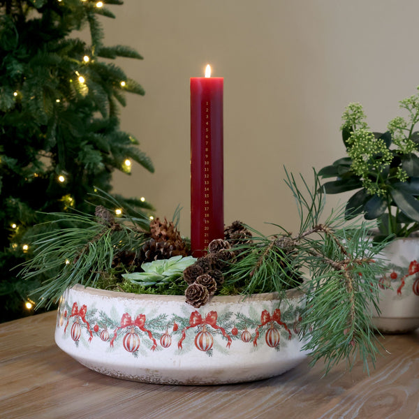 Christmas Ceramic Bauble Bowl