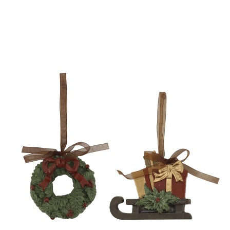 Christmas Sleigh Tree Decoration