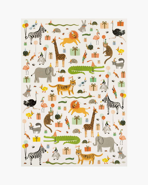 Party Animals Wrapping Sheets by Rifle Paper co