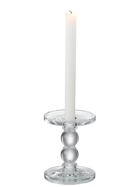 Small Bubble Glass Candle Holder