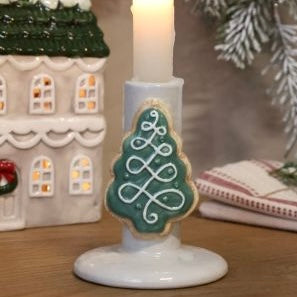 Christmas Tree Candlestick Holder