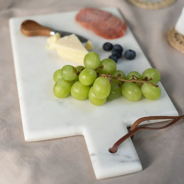 White Rectangle Marble Chopping Board