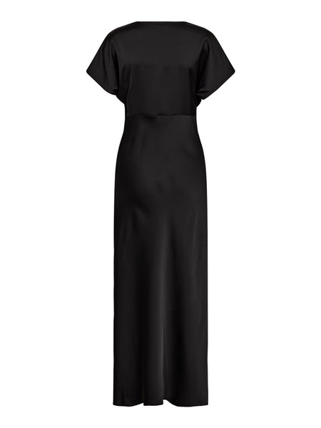 Black Satin Bodice Dress by Co'Couture