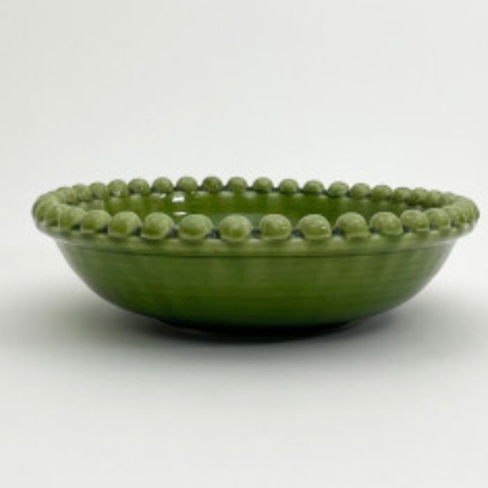 Green Pearl Ceramic Bowl Medium