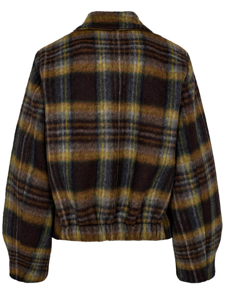 Midnight Check Bomber Jacket by Nümph