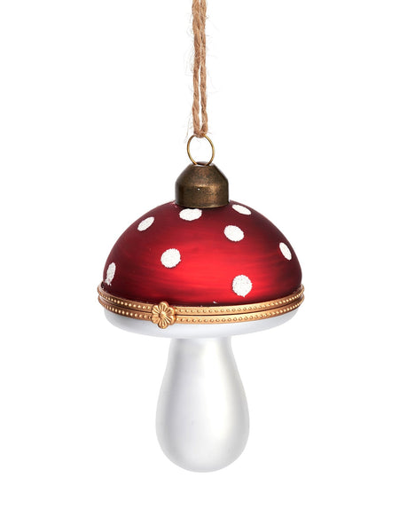 Mushroom Opening Christmas Bauble