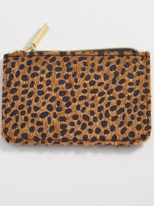 Cheetah Print Rectangle Card Purse by Estella Bartlett