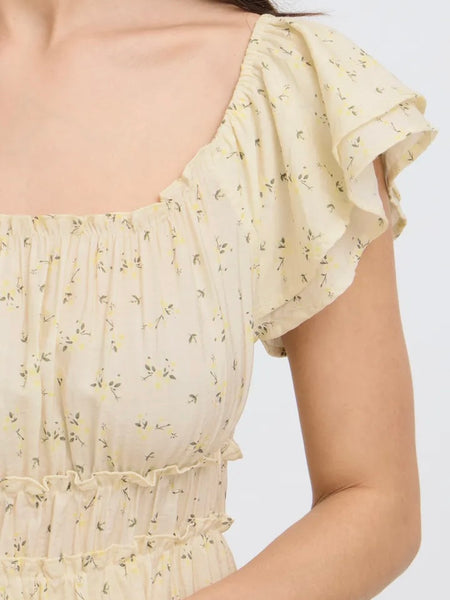 Ditsy Floral Smock Dress by B Young