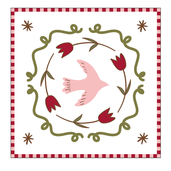 Pink Dove Paper Napkin