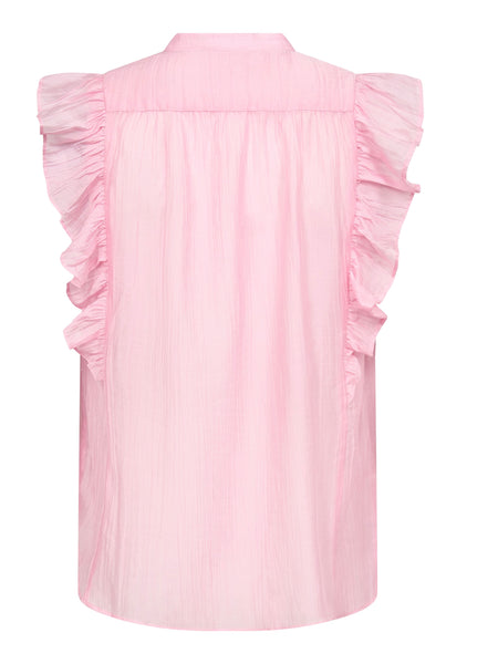 Rose Lace Frill Sleeve Blouse by Co’ Couture
