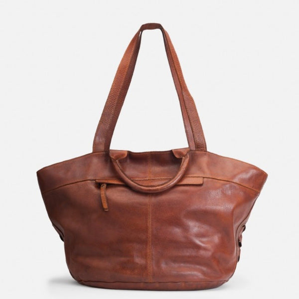 Tan Braided Lewisburg Bag by Biba