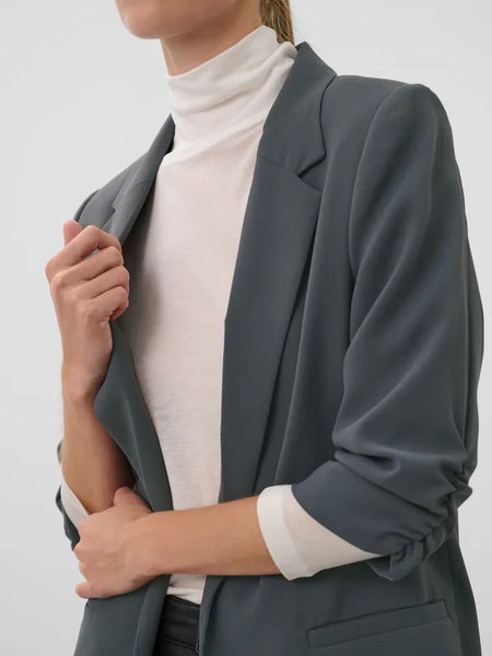 Grey Blazer By Soaked