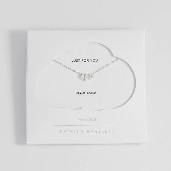 Silver Tear Drop Necklace by Estella Bartlett