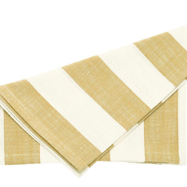 Honey Dew Wide Stripe Napkin Individual