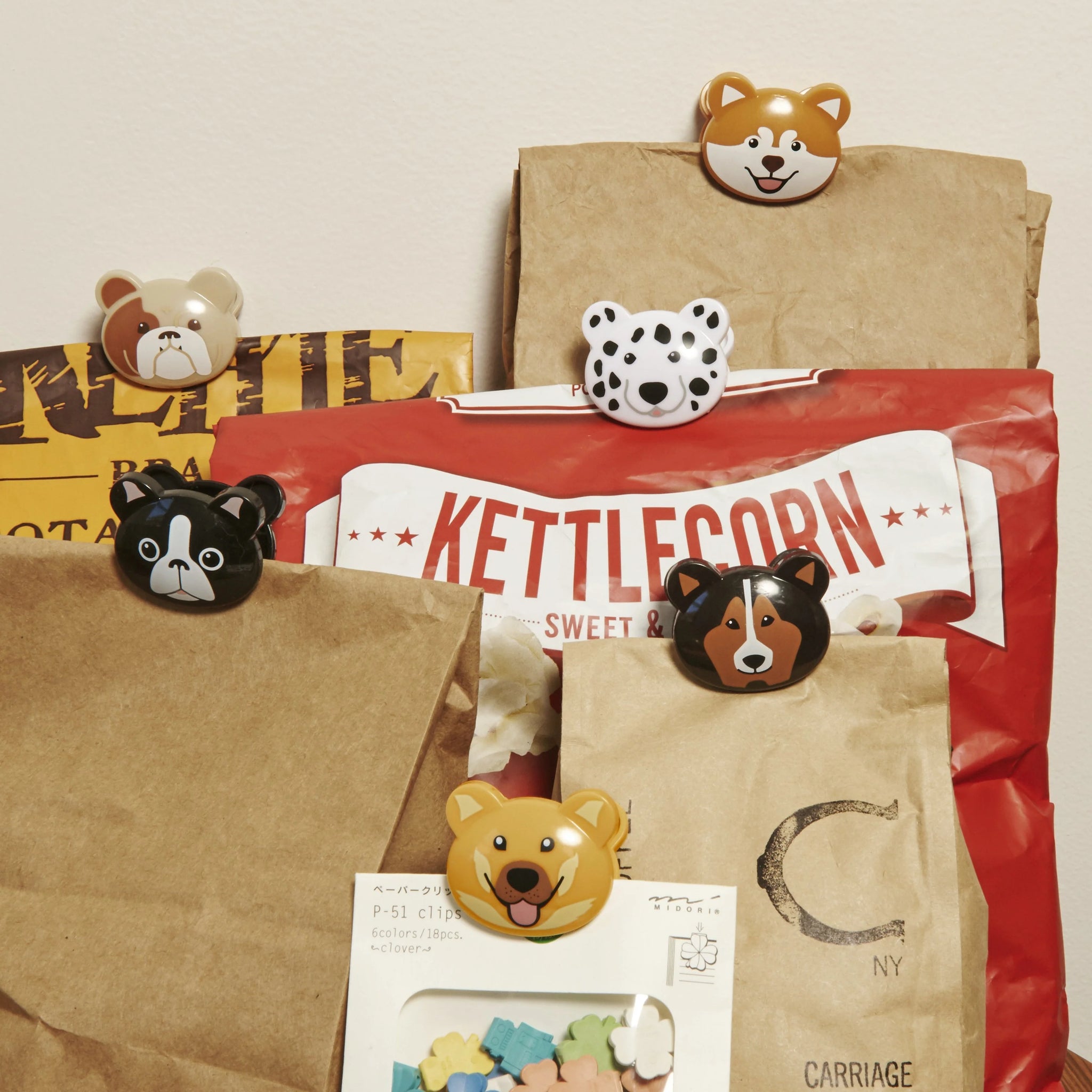Novelty Doggie Bag Sealing Clips