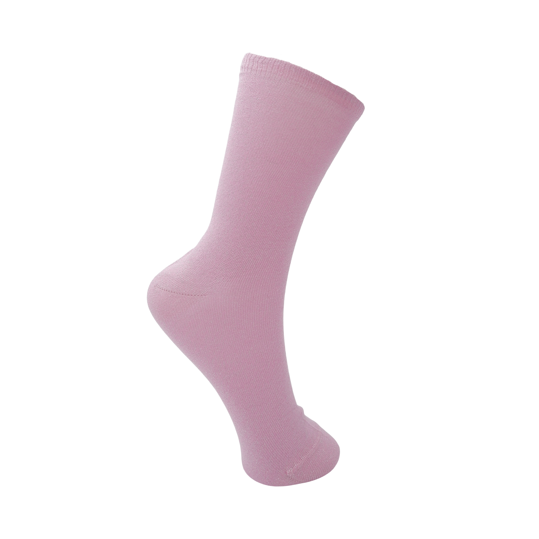 Ballerina Pink Lurex Socks by Black Colour