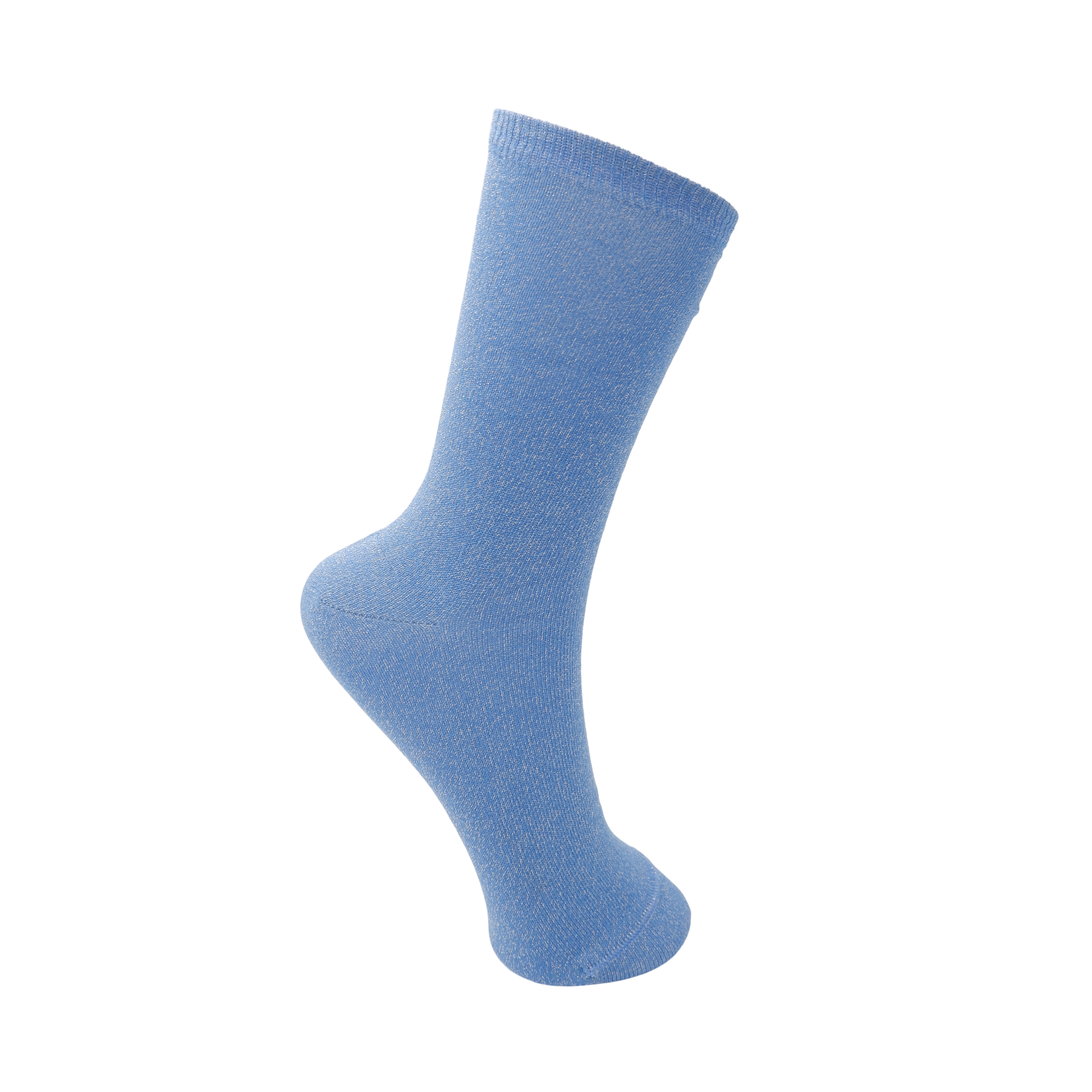 Cloud Blue Lurex Socks by Black Colour