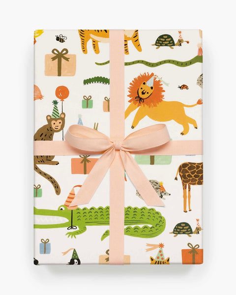 Party Animals Wrapping Sheets by Rifle Paper co