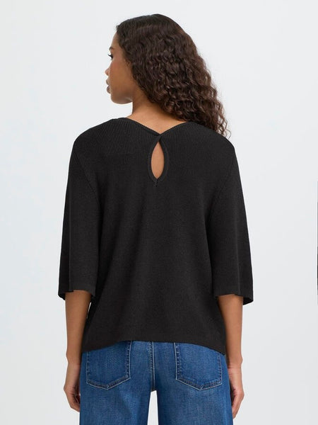 Anthracite Sparkle Knit By ICHI