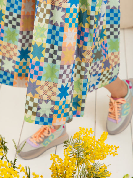 Multiprint Smock Style Briony Dress by Bonte