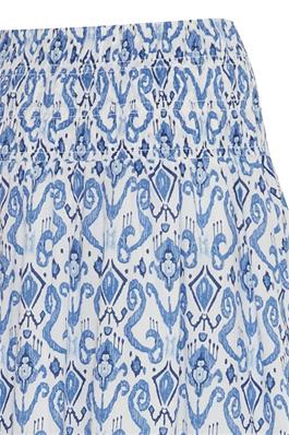 Blue Batiq Print Skirt by B Young