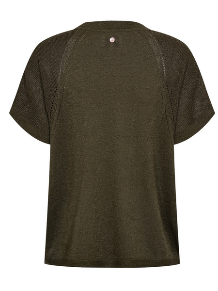 Khaki Lurex Knit by Numph