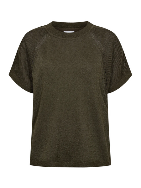 Khaki Lurex Knit by Numph