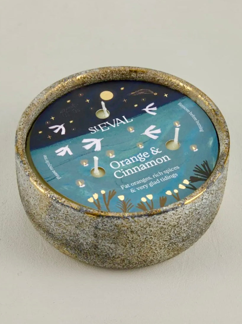 Orange and Cinnamon Large Alchemy Pot by St Eval