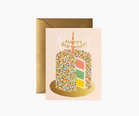 Layer Cake Birthday card by Rifle Cards