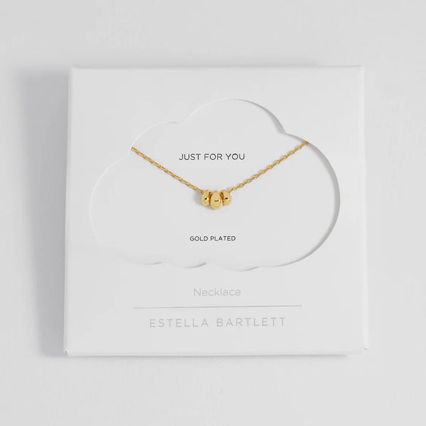 Gold Tear Drop Necklace by Estella Bartlett